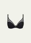 Chantelle Norah Graphic Lace Full-coverage Bra In Black