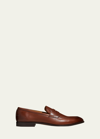 Bally Webb Leather Loafers In Cuero 21