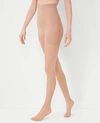 Ann Taylor Sheer High Waist Control Top Tights In Natural