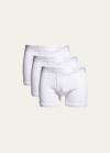 2(x)ist Men's 3-pack Pima Cotton Boxer Briefs In 3 Pack White