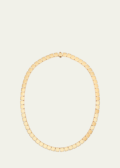 Ileana Makri 18k Yellow Gold 6mm Medium Tile Necklace In Yg