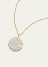 JAMIE WOLF 18K LARGE PENDANT NECKLACE WITH SCATTERED DIAMONDS