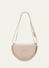 Christian Louboutin By My Side Crossbody In Leather With Cl Logo In Leche