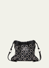 CHRISTIAN LOUBOUTIN MOUCHARA MINI CROSSBODY IN NAPPA LEATHER WITH EYELETS