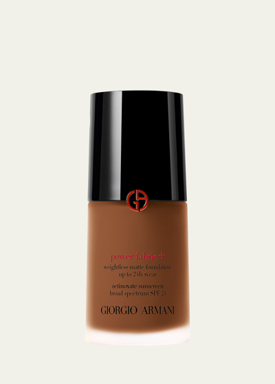 Armani Beauty Power Fabric+ Matte Foundation With Broad-spectrum Spf 25 In 14