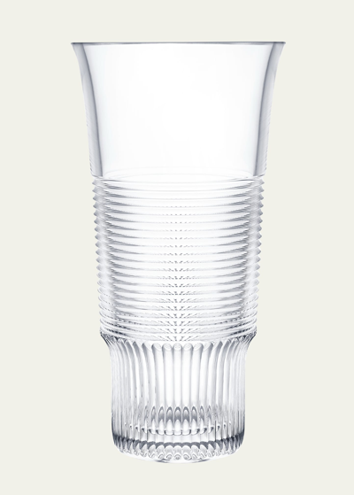 Saint Louis Crystal Cadence Vase In Transparent