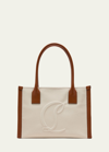 CHRISTIAN LOUBOUTIN BY MY SIDE SMALL CANVAS TOTE BAG