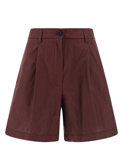 Forte Forte Shorts In Brown