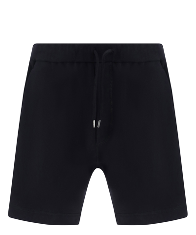 Dsquared2 Printed Bermuda Shorts In Black