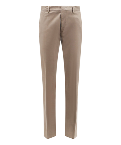 Zegna Concealed Trousers In Grey