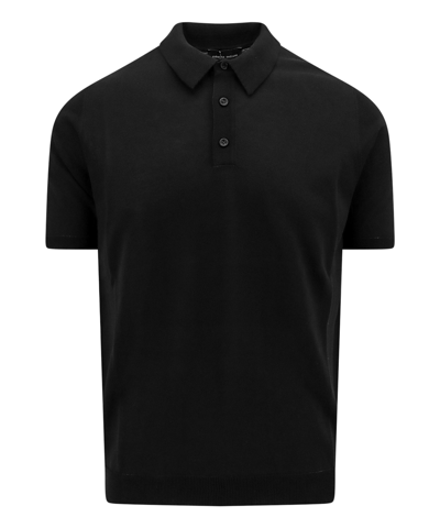 Roberto Cavalli Polo Shirt In Black