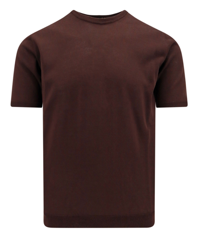Roberto Cavalli T-shirt In Brown