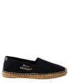 Saint Laurent Signature Canvas Espadrilles In Black