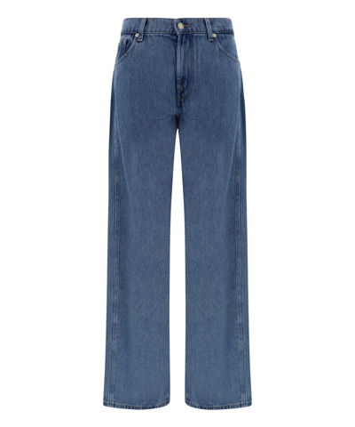 7 For All Mankind Tess Trouser Valentine Clothing In Blue