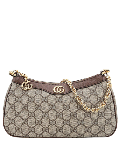 Gucci Ophidia Piccola Handbag In Brown