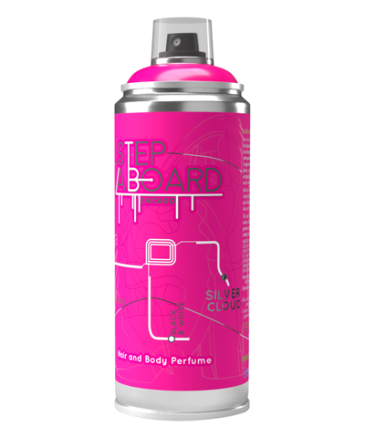 Step Aboard Silver Cloud Hair &amp; Body Perfume 150 ml In White