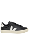 Veja Chromefree Field Leather Sneakers Shoes In Black