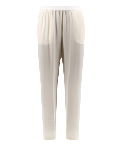 Semicouture Trousers In White