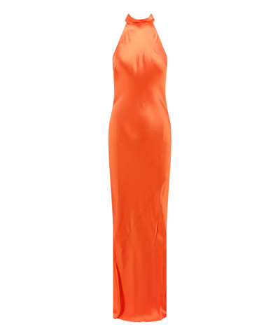Semicouture Dress In Orange