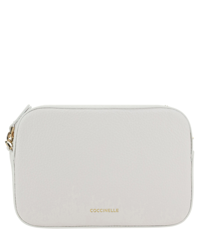 Coccinelle Tebe Crossbody Bag In White
