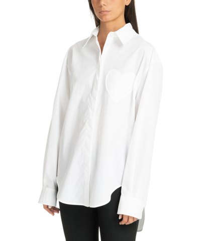 M05ch1n0 Jeans Shirt In White