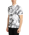 VERSACE JEANS COUTURE WATERCOLOUR COUTURE POLO SHIRT