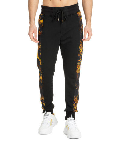 Versace Jeans Couture Watercolour Couture Track Trousers In Black