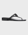 Valentino Vlogo Signature Rubber Thong Sandal In Pink Pp