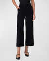 AKRIS FLORA CROPPED WIDE-LEG trousers