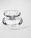 WILLIAM YEOWARD CRYSTAL CAPRICE CAVIAR SERVER FOR 2 WITH SPOON