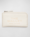 Marc Jacobs The Leather Top Zip Multi Wallet In Cotton