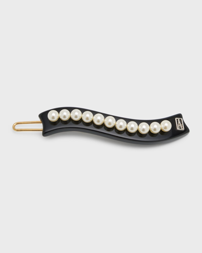 ALEXANDRE DE PARIS PEARLY SIDE BARRETTE