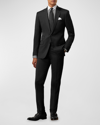 Polo Ralph Lauren Gregory Wool Serge Suit In Black