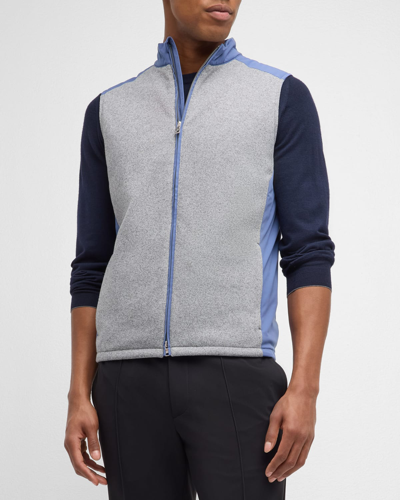Peter Millar Crown Crafted Cambridge Water Resistant Performance Vest In Gale/pearl
