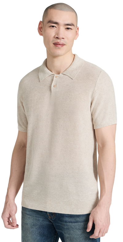 Apc A. P.c. Polo Jay Shirt Baa Xl In Beige O Tan