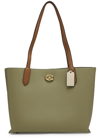 COACH WILLOW LEATHER TOTE
