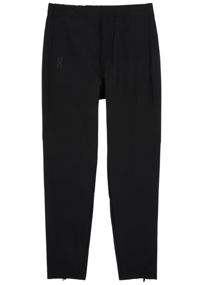 On Running Active Stretch-nylon Trousers In Black