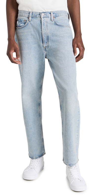 Agolde Mens Snapshot 90s Snapshot Straight-leg Mid-rise Recycled-denim Jeans