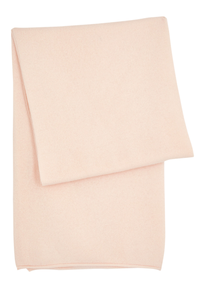 Crush Cashmere Waya Mini Cashmere Scarf In Light Pink