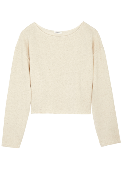 American Vintage Itony Cotton-blend Sweatshirt In Cream