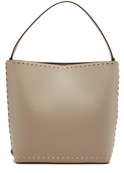 Stella Mccartney Frayme Faux Leather Tote In Cream