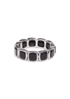 TOM WOOD CUSHION BAND STERLING-SILVER RING
