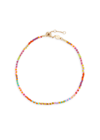 ANNI LU ANNI LU SECRET BEACH 18KT GOLD-PLATED BEADED ANKLET