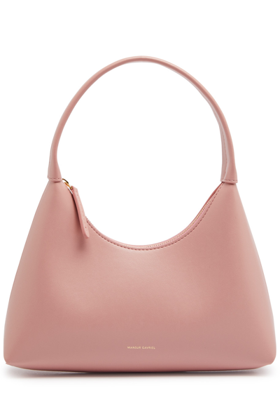 Mansur Gavriel Mini Candy Leather Top Handle Bag In Light Pink