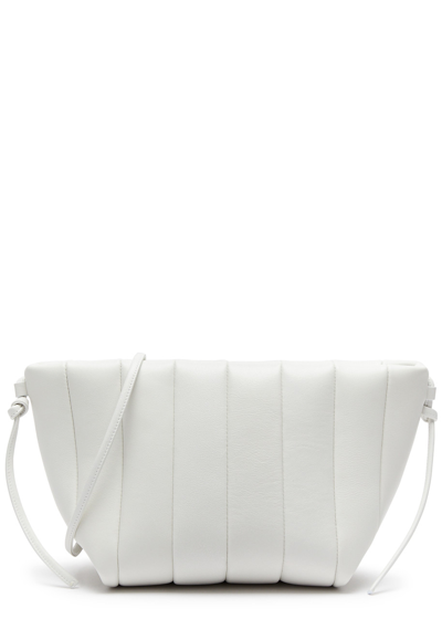 Maeden Boulevard Quilted Leather Shoulder Bag In White