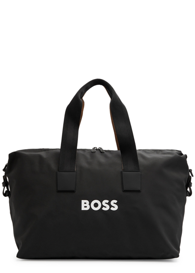 Hugo Boss Catch Nylon Holdall In Black