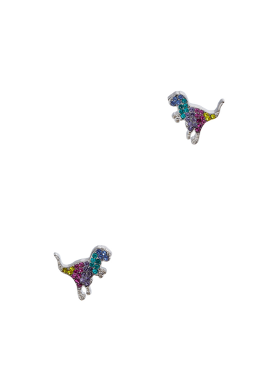 Coach Rexy Crystal-embellished Stud Earrings In Multicoloured