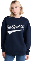 Favorite Daughter The Sports Mom Sweatshirt In Navy