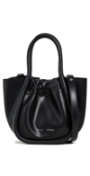 Proenza Schouler Extra Small Ruched Tote Black One Size In Black