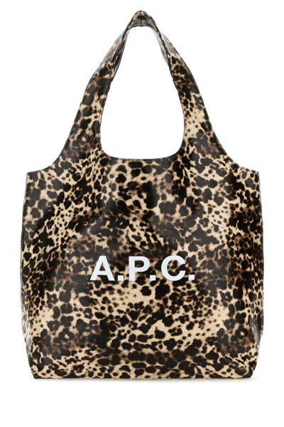 Apc A.p.c. Shoulder Bags In Animal Print